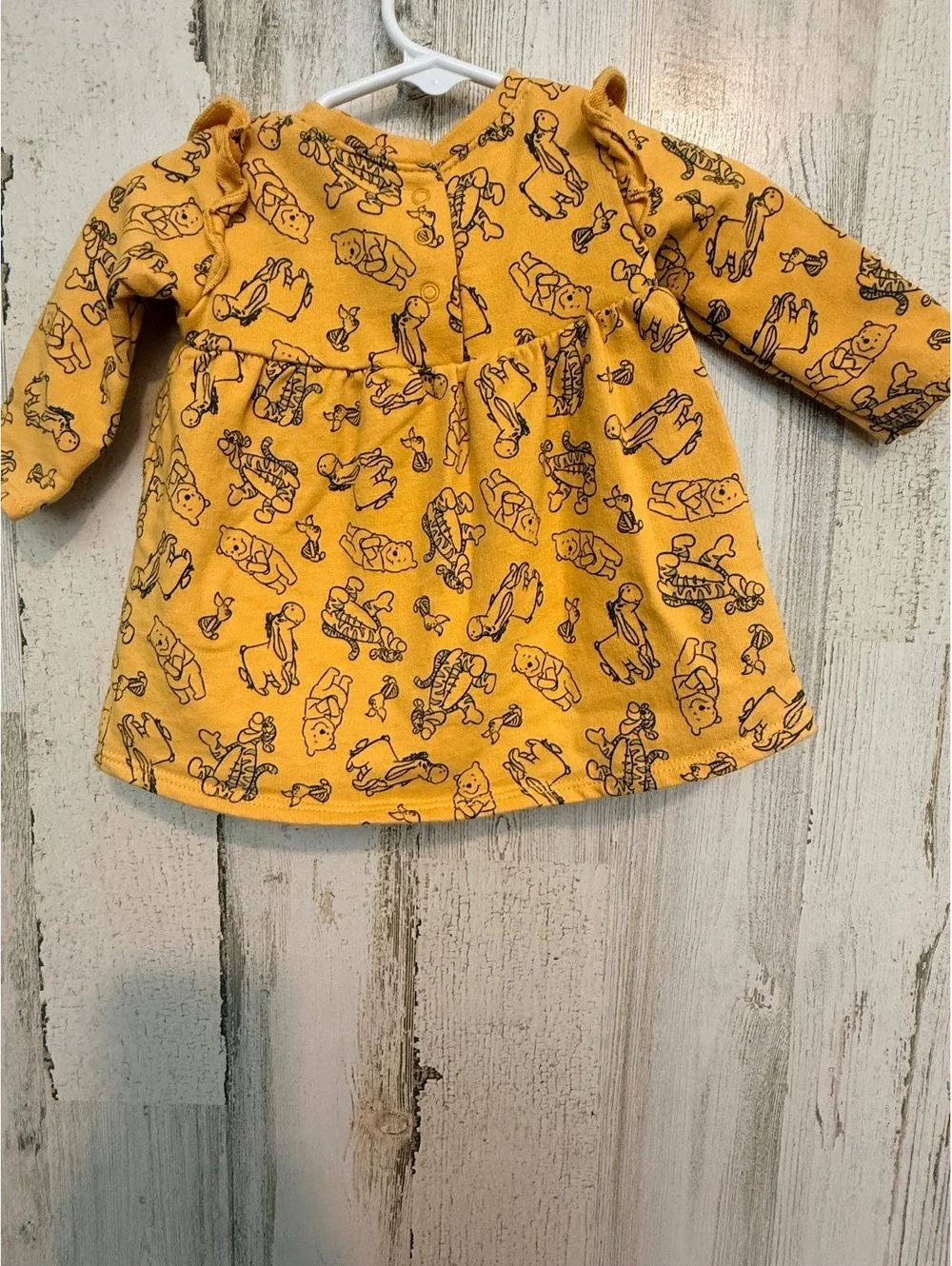 Disney Baby Girl 0-3 Months Winnie the Pooh Yellow Dress